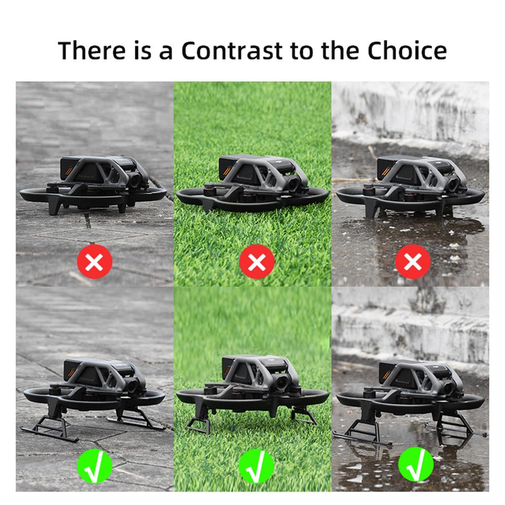 Protective Landing Gear Legs Extensions for Avata Drone Leg Support Flight Landing Legs Foldable Landing Gear Stand