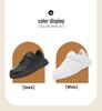 Kids' Spring/Autumn 2026 Leather Waterproof Sports Shoes - Black & White Styles