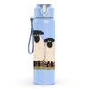 1 ud. Linda Oveja Cordero Animal de Granja Estampado 750ml Color Plástico Botella de Agua Deportiva A prueba de Fugas Tapa con Pitorro abatible Adecuada para Deportes Oficina Uso en Casa