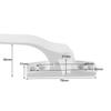 Rotating Movement Handle Secure Closing Aluminum Alloy