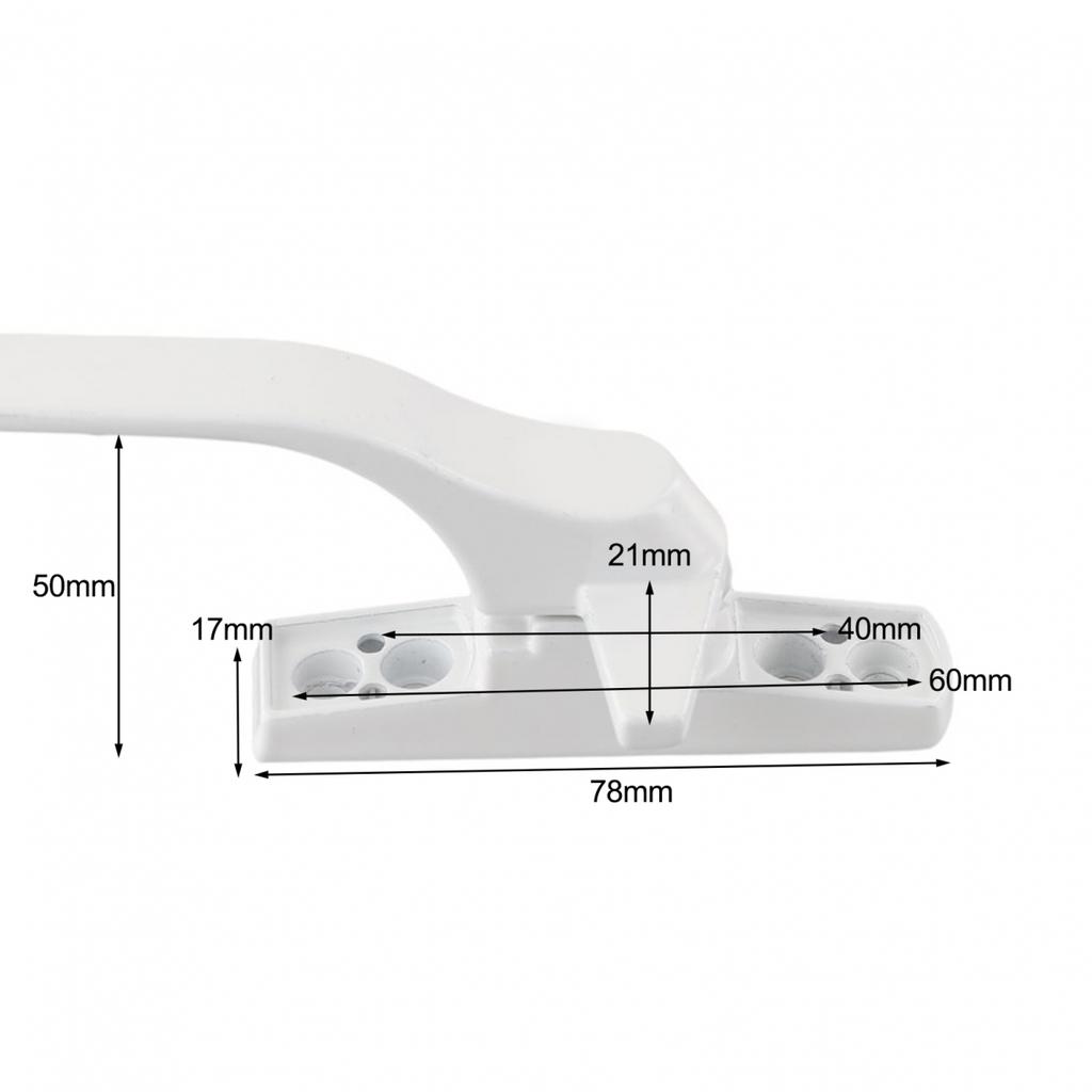 Rotating Movement Handle Secure Closing Aluminum Alloy