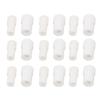10 Pair Saliva Ejector Weak Strong Suction Converter Disposable White Oral Suction Ejector Adaptor for Oral Clinic