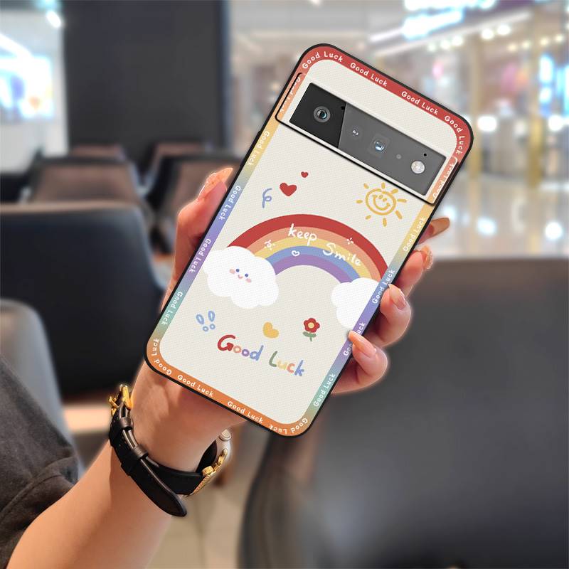 Etui TPU na telefon Google Pixel 6 Pro Miękkie etui Pyłoszczelne Wodoodporne Modny design Trwałe Kreskówkowe Pełne pokrycie Słodkie