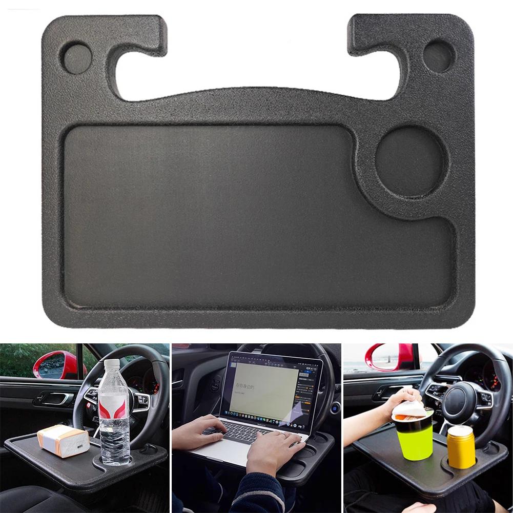 Portable Car Laptop Computer Desk Mount Stand Eat Work Car Steering Wheel Dining Table Bracket Drink Food Coffee Tray Board