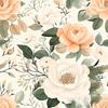 Vintage Blumen Tapete Sockelleiste Aufkleber Selbstklebend Wasserdicht Feuchtigkeitsbeständig Wanddekoration Renovierung Upcycling