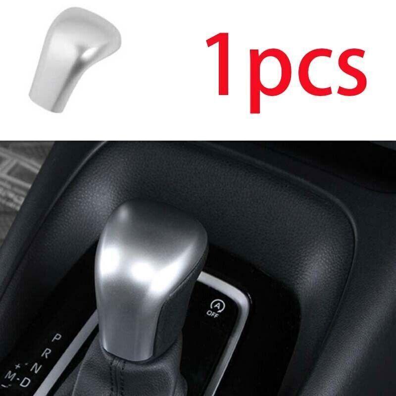 Silver For Toyota Corolla Cross - Console Gear Shift Knob 1pc Cover Trim