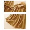 Elegant Loose Sleeveless Shirt Dress Women Summer Casual Long Dress with Tie Waist Design