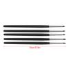 5pcsCelsiusset Silicone Soft Head Clay Pottery Moulding Pen   Craft Tool(black head)