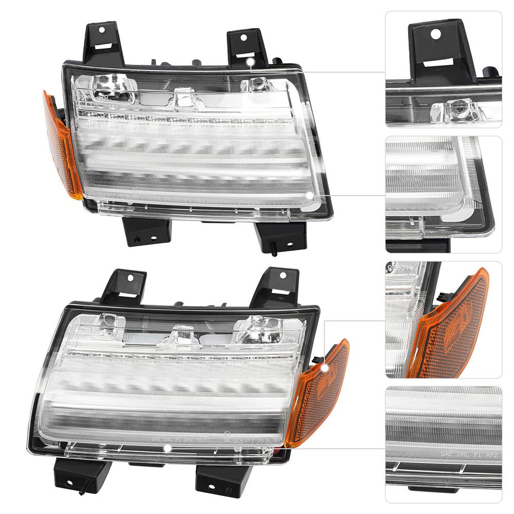 LED Turn Signal Light w/DRL Right Side 55112884AF For 2018-2022 Jeep Wrangler JL