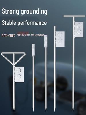 Galvanized Lightning Rod Grounding Electrode and Pin
