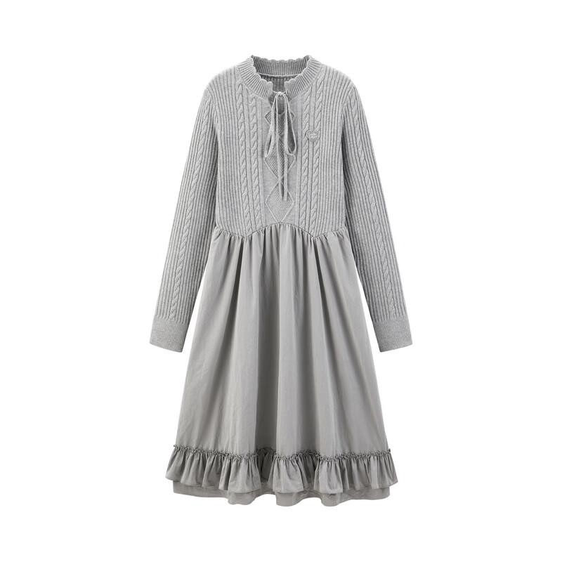 

LOTSYOU Collaboration Patchwork Knit Dress S