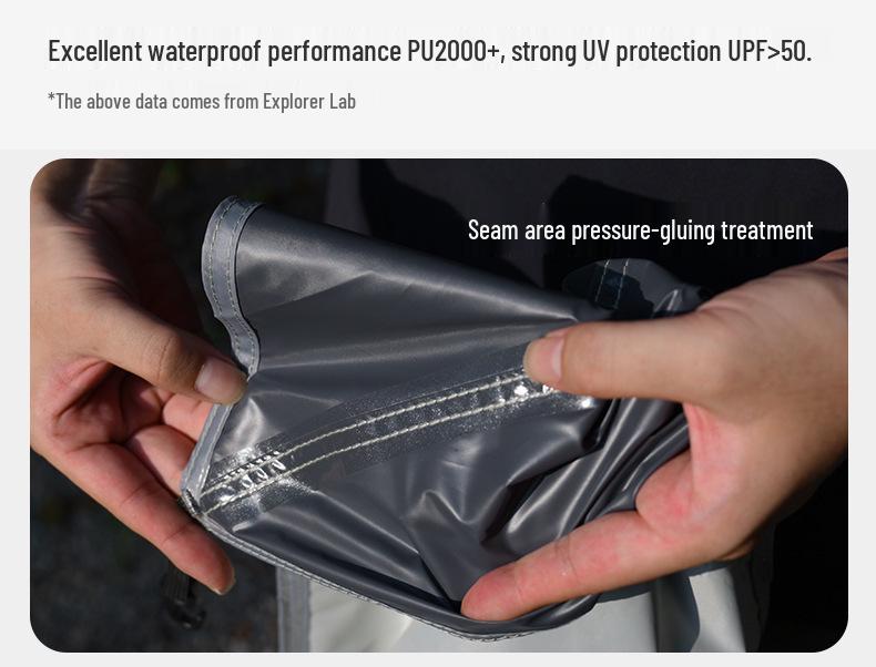 Explorer Automatic Rainproof Sun Protection Tent: Portable, Double-Layer, Foldable Camping Gear