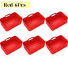 Black Silicone Air Fryers Oven Baking Tray Rectangular Replacement Kitchen Grill Pan Airfryer Kitchen Fried Chicken Basket Mat