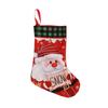 Gift Bags Cloth Christmas Stockings Large Capacity Durable Xmas Stocking Multicolor DIY Xmas Gifts Bag Family Christmas