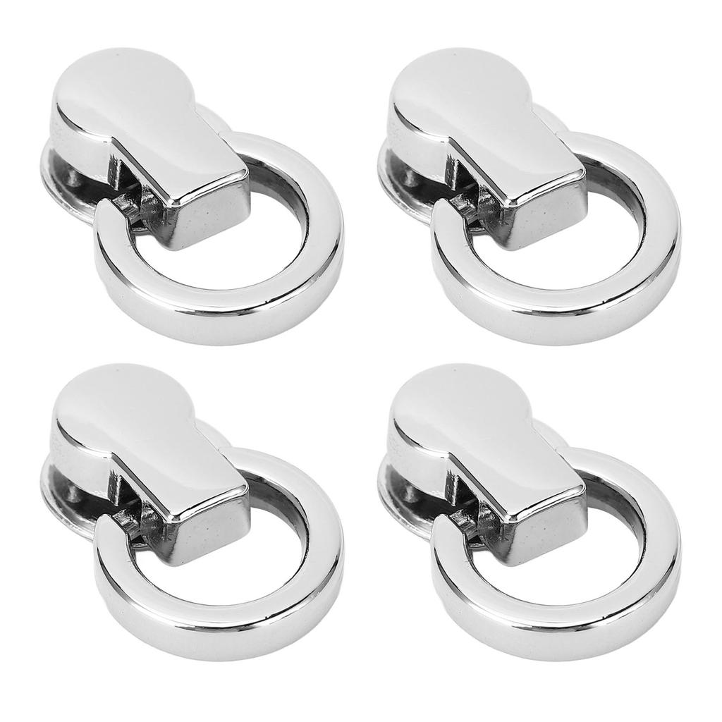 20Pcs Rivet D Shaped Metal 360 Degree Rotatable Versatile Rivet Tool for Leather Projects