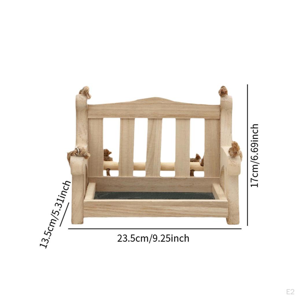 Swing Bird Feeder Birds with A Cable Treat Feeding Tool Hanging House