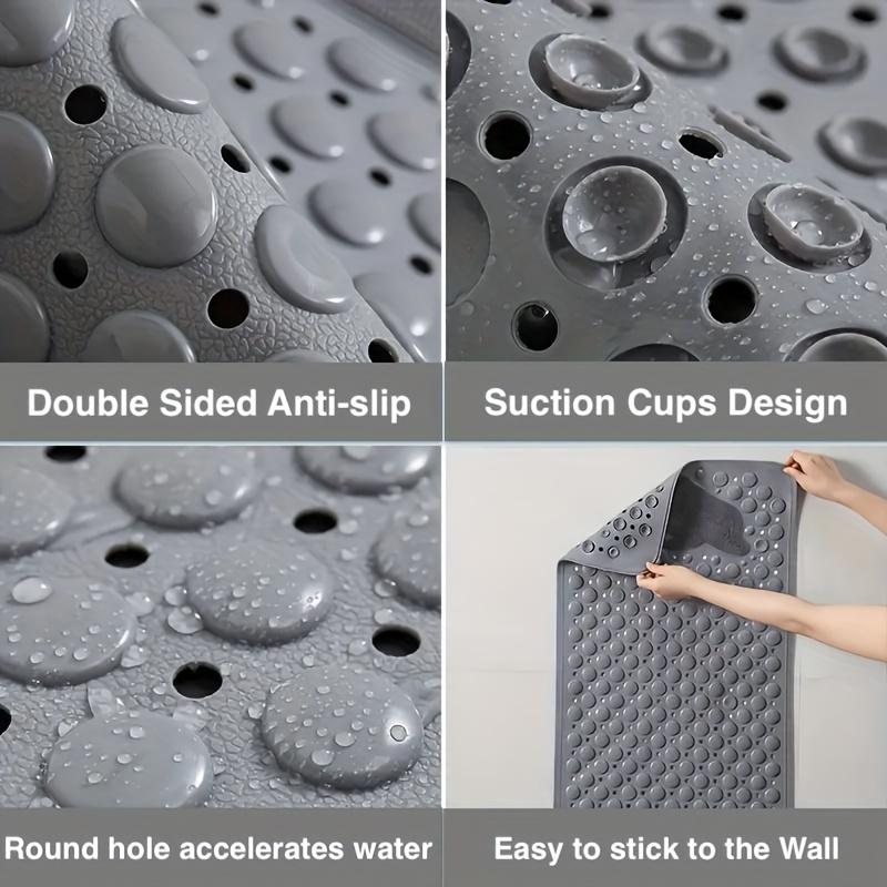 Bathtub Mat Non Slip with Suction Cups In Bathroom Washable Shower Mats with Drainage Holes for Tub Foot Massage