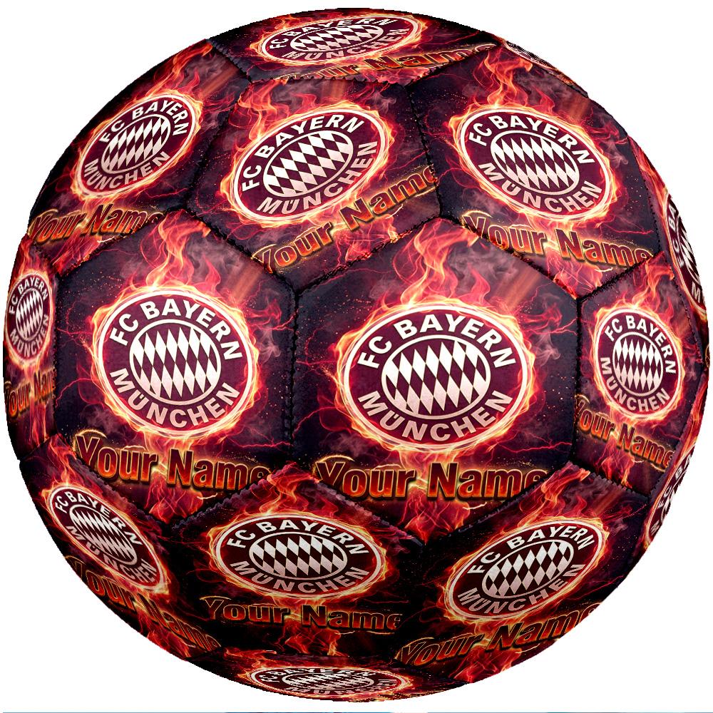 Bayern Munich Fashion Size 5 Football Wearproof Non‑Slip Soccer Ball For Sports Training Entertainment Use