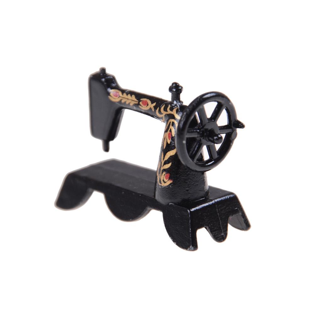 

Cute Mini 1:12 Dollhouse Miniature Sewing Machine Tailor Toy Model Furniture Doll House Decoration Accessories
