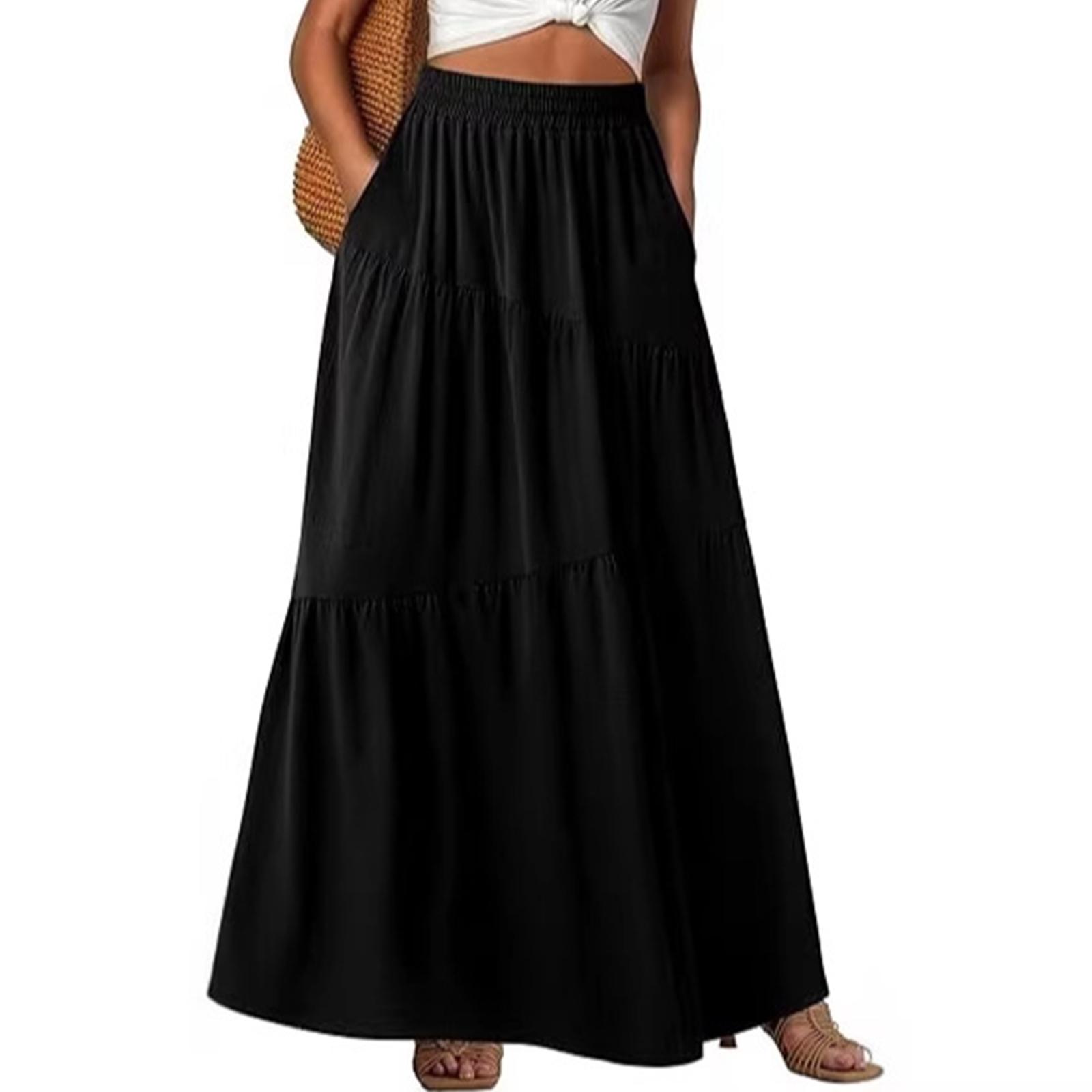 

Women s Loose Skirt L чёрный