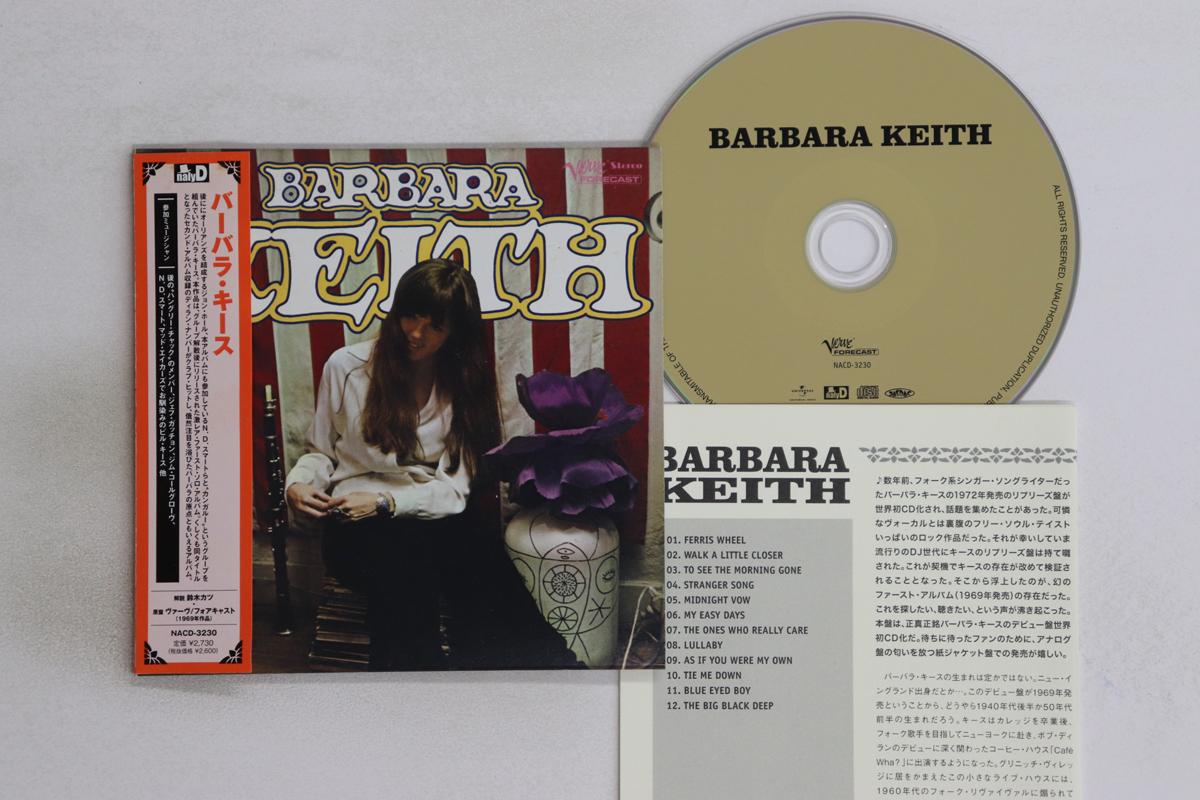 

CD BARBARA KEITH - Barbara Keith NACD3230 NALYD 2006 Japan Obi Rock Used
