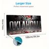 Oklahoma Sonners Color Mouse Pad Large Gaming Table Cushion Non-slip Laptop Tablet Big Mousepad XXL Mat Mini PC Playmat With Lock edge