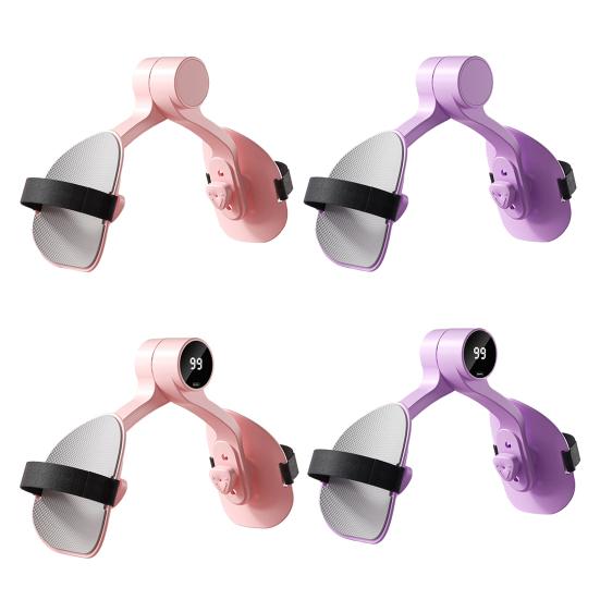 Women Thigh Trainer with Counter 3 Speed Postpartum Rehabilitation Pelvic Floor Muscle Trainer Hip Exerciser Toner Home Gym Inner