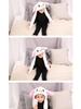 Children's Plush Cartoon Hat with Movable Ears - Luminous Rabbit Design for Parent-Child Matching