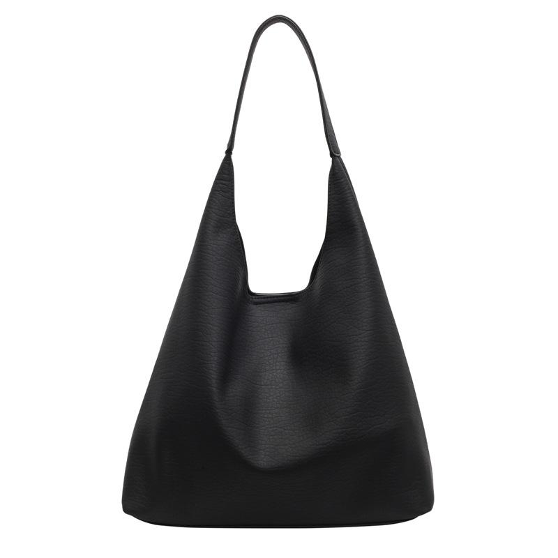 New large-capacity bag, women's retro commuter shoulder bag, casual fashion messenger bag, underarm tote bag.