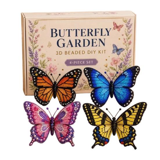 Tiny 3D Beaded Animal DIY Kit, DIY Animal Beading Kit with Instructions, Handmade