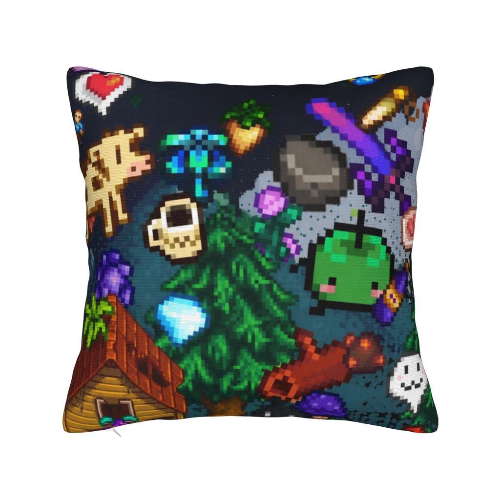 Stardew Valley Animals Pillow Covers Stuff Printed Cushion Cover Decorative Throw Pillow Case Cover Home Multi-Size