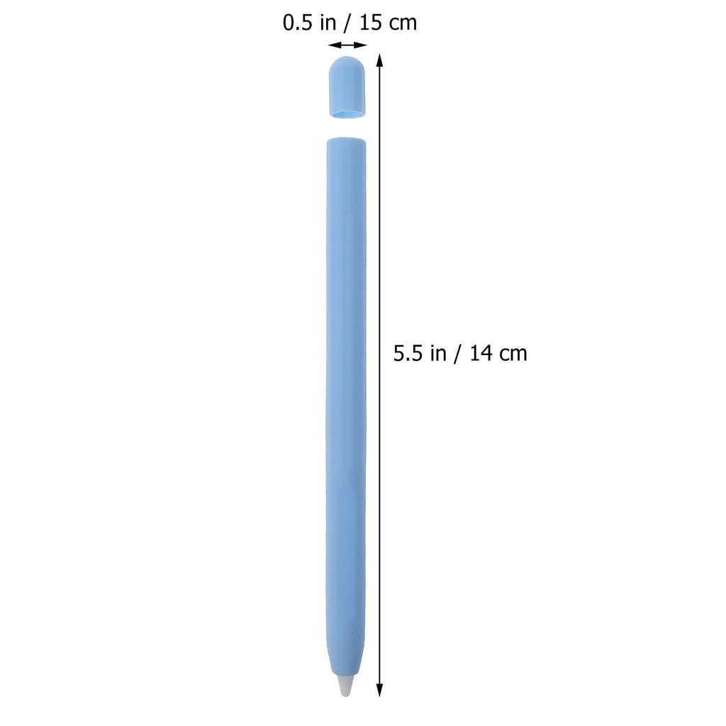 Stylus Pen Protective Sleeve Silicone Carrot-Shaped Anti-Slip Non-Slip Case Protective Cover Anti-Fall Stylus Pen Holder
