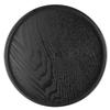 Round Shape Solid Wood Tray Black Color Tea Serving Tray Platter Wood Serving Tray  Restaurant Use