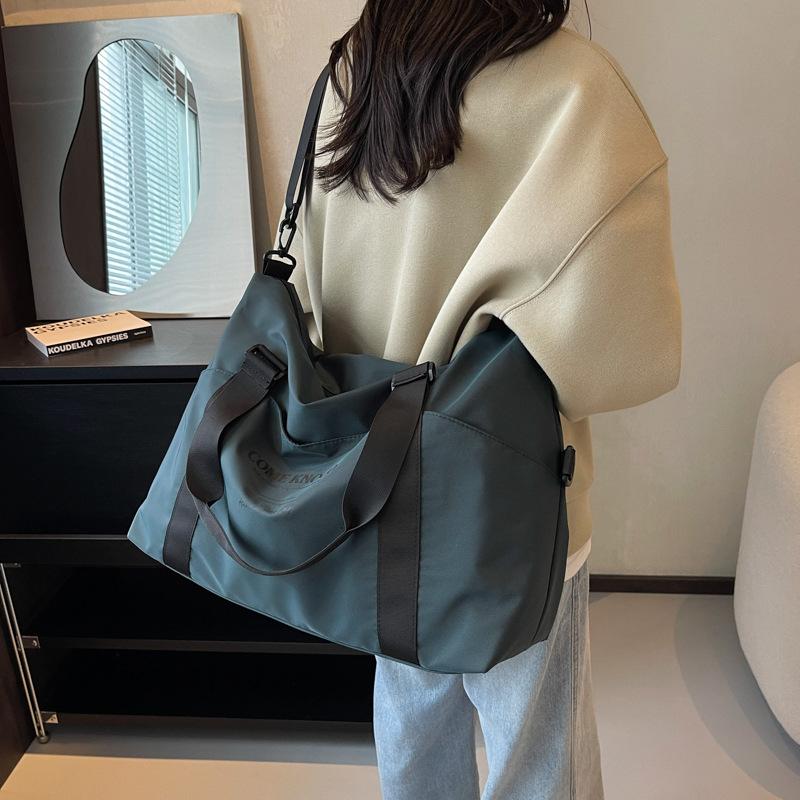 

Зовнішня одинарна дорожня сумка для коротких відстаней Чоловіча спортивна сумка для фітнесу великої місткості Легка сумка для ручної поклажі Сумка для зберігання речей у відрядженнях синій