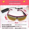 LED Light-Up Party Glasses for Stage Performances and Events