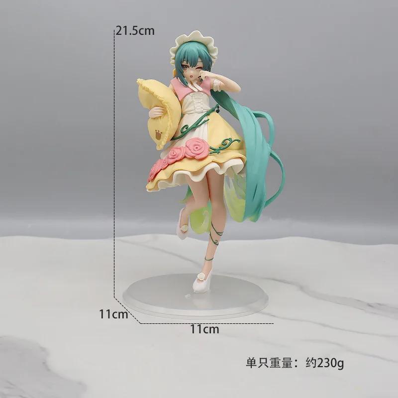 Anime Figure Collection Hatsune Miku Statue Figurines Case Widget and Articulated Poseable Detailed Movable Scale Collectible