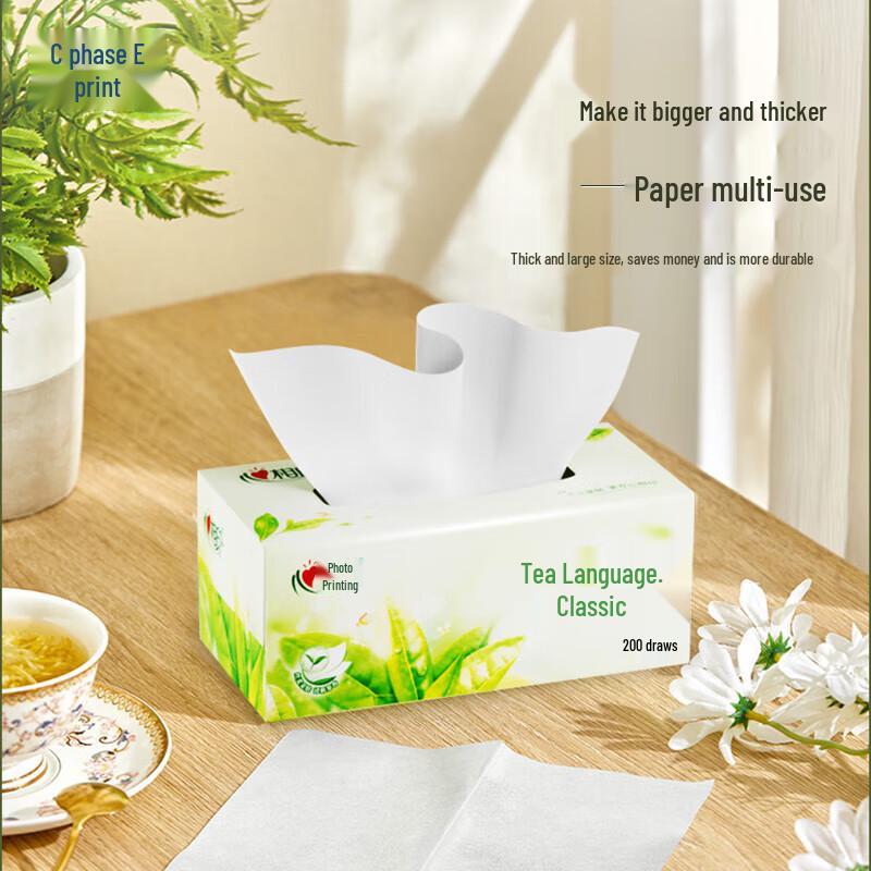 Heart-to-Heart Tea Talk 2-Ply Facial Tissues