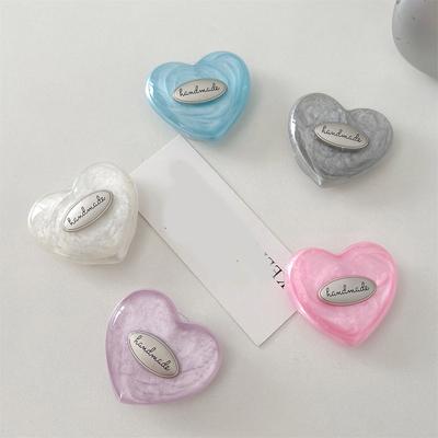 Koreanischer INS Niedliches Glitzer Muschel Muster Herz Halter Handy Halterung Griff Tok Universell Smart Für iPhone Samsung Airbag Ständer