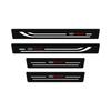 4pcs New Car Door Sill For Chery Tiggo Protector Stickers Pedal Protect Fiber Decor Decal Tuning Accessoriesd z1