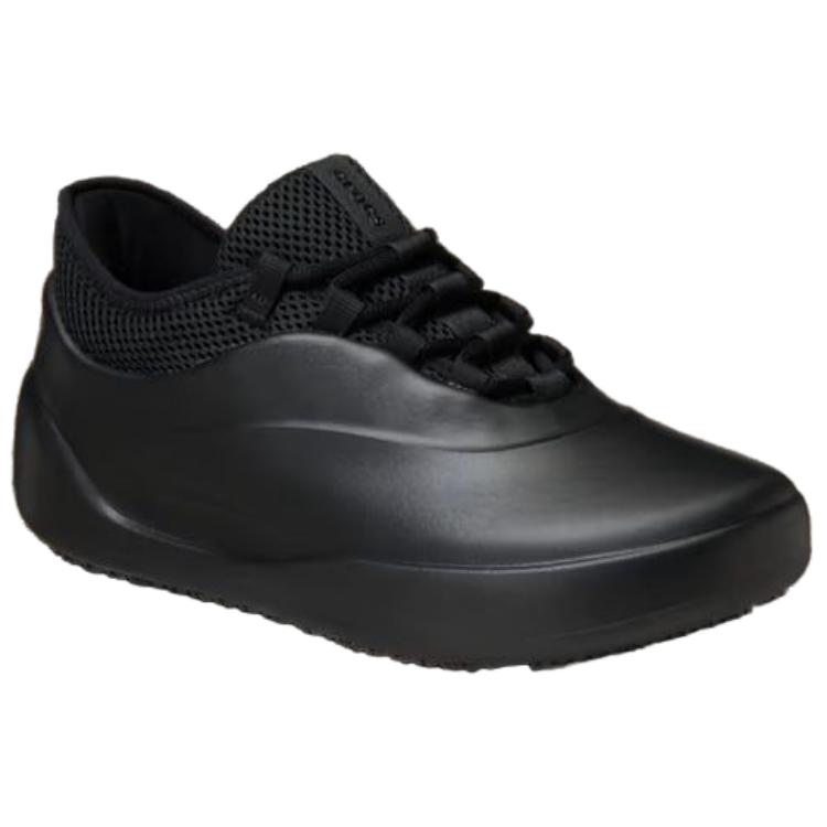 Crocs Bistro Walk Polyester Simple Comfortable Low-Top Casual Shoes Men Sneakers Black 210609-0WC