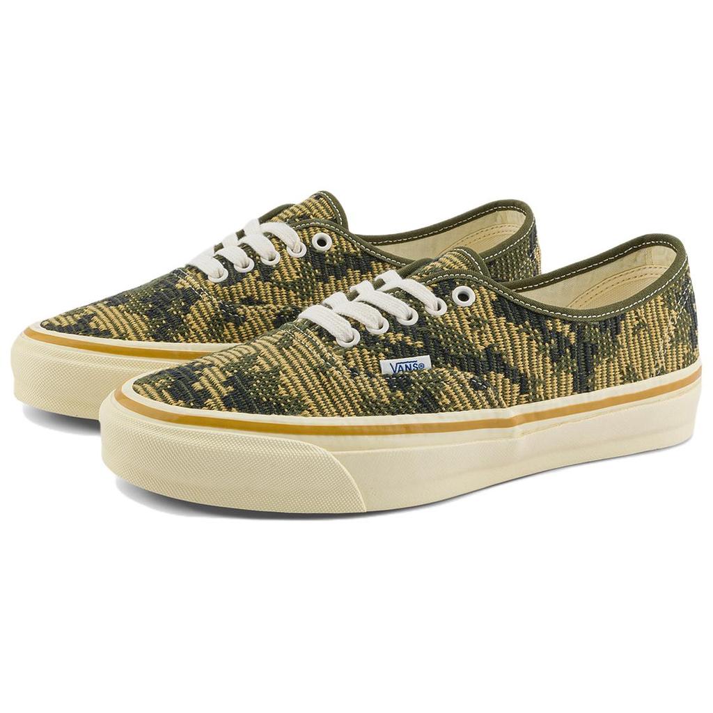 Vans LX Authentic 44 Camo Antique Gold Unisex Sneakers Green VN000D5K18S