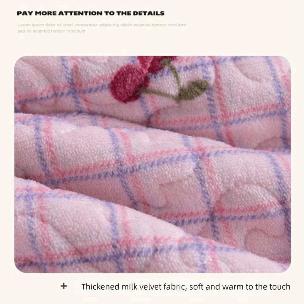 Cute 48*74cm Pillow Cover Velvet Rectangle Pillow core protection Warm Cotton Pillowcase Autumn/Winter