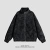PU Leather Jacket Men's New Winter Stand Collar Loose Leather High-end Retro Motorcycle Men's Jacket