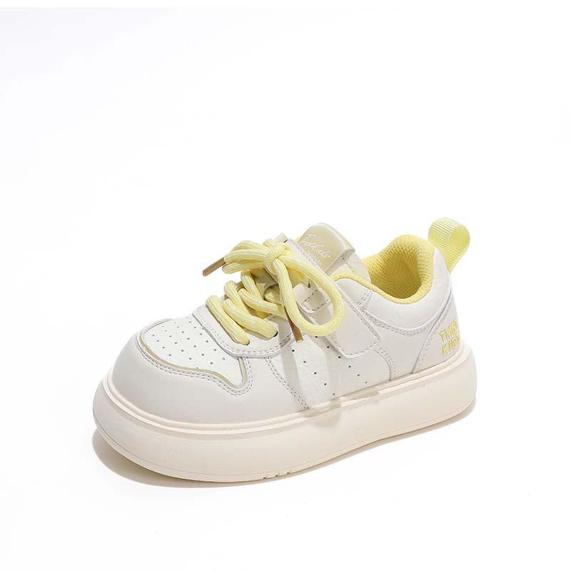 Size 26-37, girls board shoes 2025 new spring and autumn children's shoes boys sports shoes autumn white shoes breathable