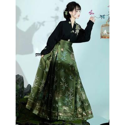 Hanfu-Damenbekleidungsset im chinesischen Ming-Dynastie-Stil, verbessertes Hanfu