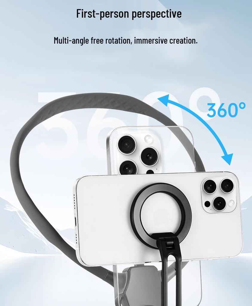 Anti-Shake Wearable Phone Mount for Live Streaming & Vlogging