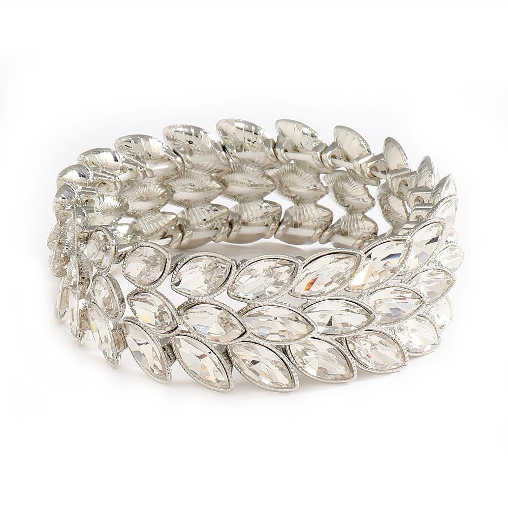 Jewelry, Creative Fashion Luxury Rhinestone Elastic Bracelet Bracelet