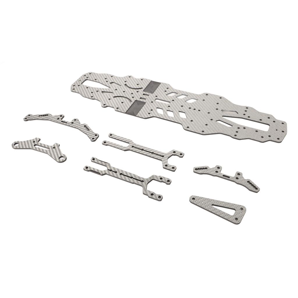 RC Car Chassis Plate High Flexibility Carbon   Chassis Plate Accessory for SNRC R3G 1:10 RC Station Wagon