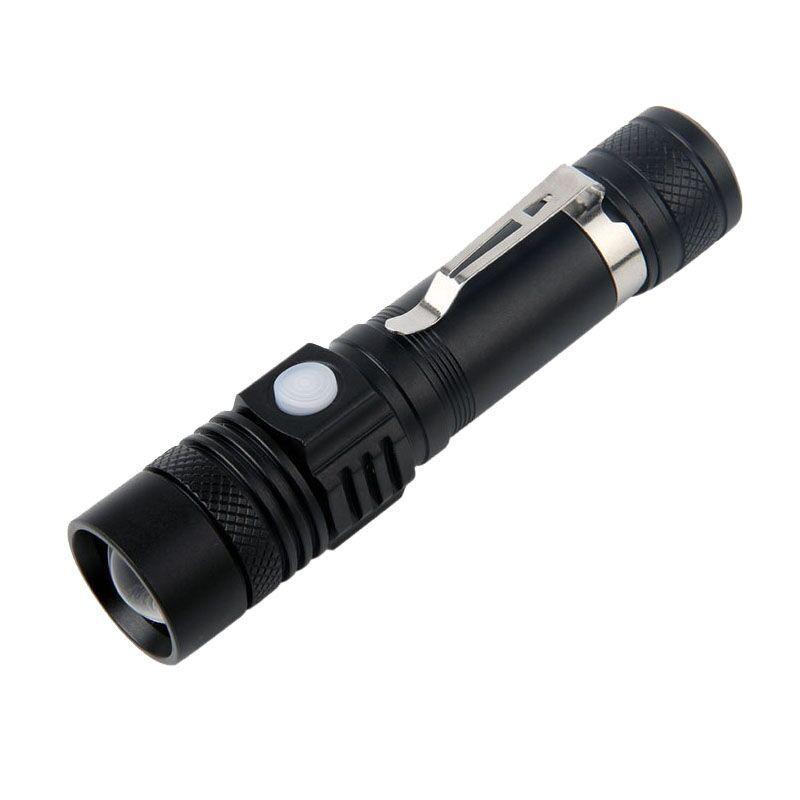 Best-Selling High-Power LED Flashlight: Aluminum Alloy, Zoom, USB Rechargeable, Portable Outdoor Multi-Function Mini Flashlight