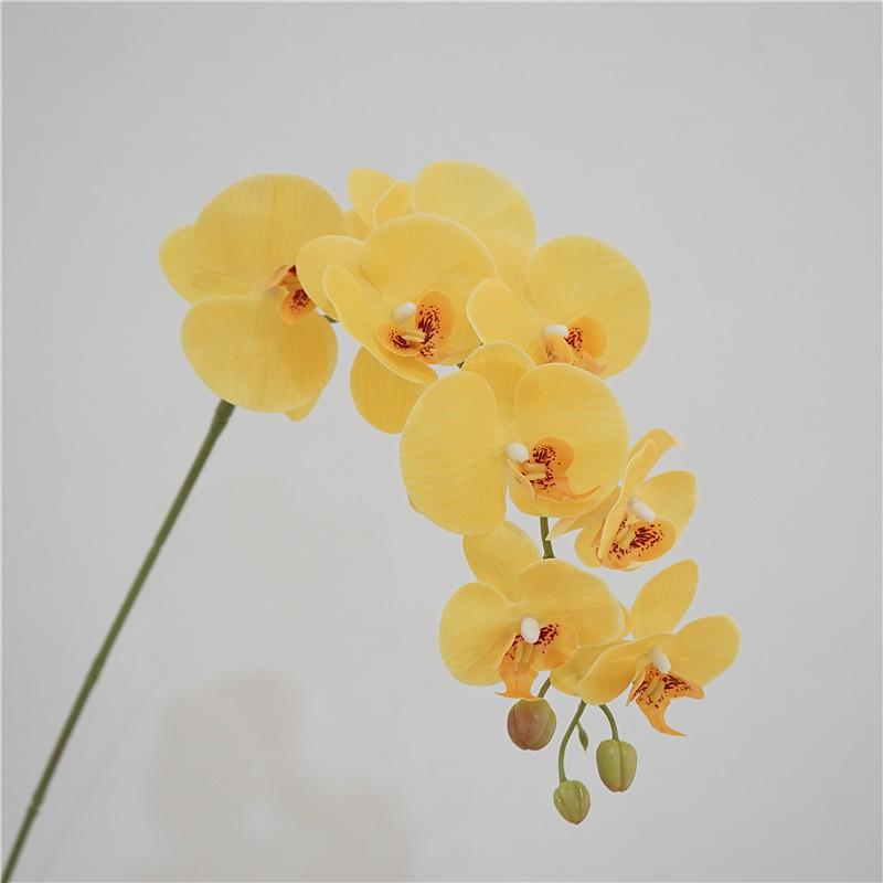 9 Heads 98cm Artificial Butterfly Orchid Flowers Fake Moth Orchids Flowers for Wedding Christmas Festival Home Decor